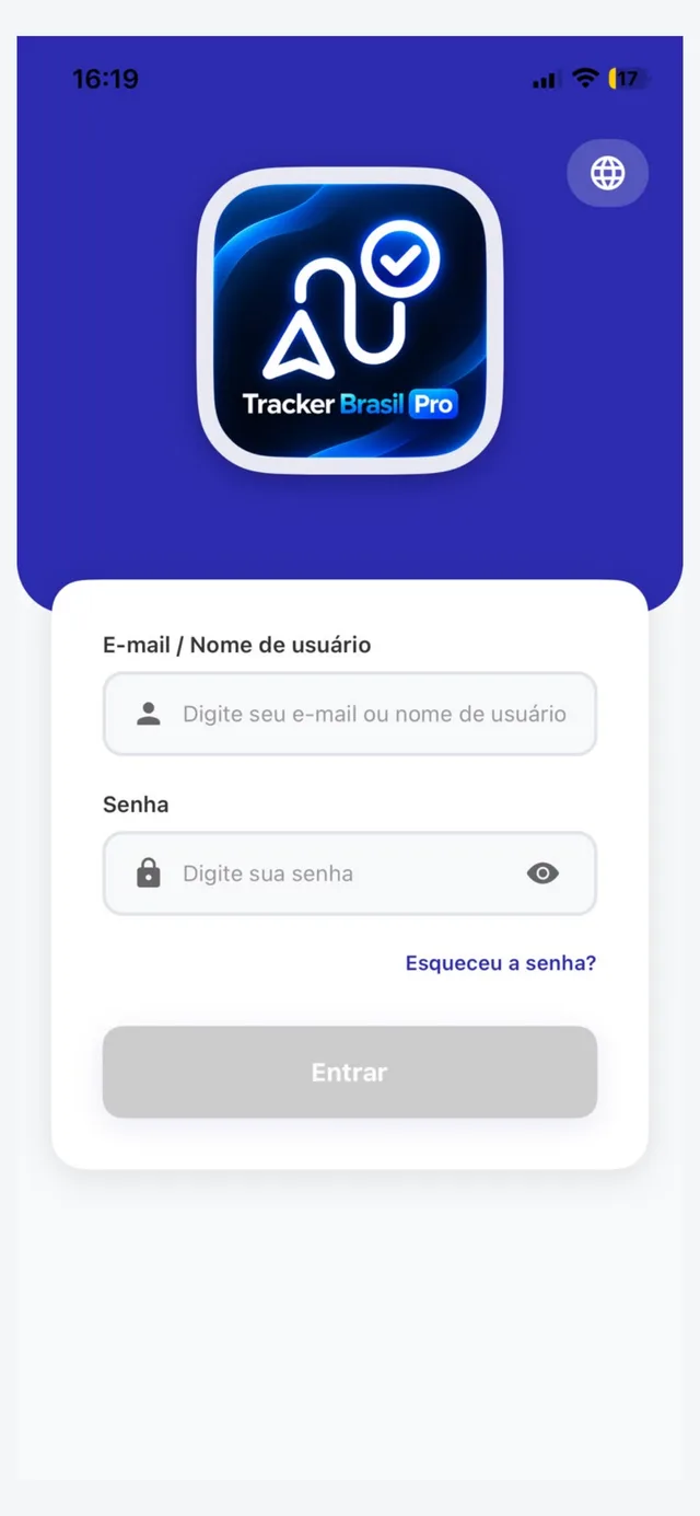 Tracker Brasil Pro: Seu acesso